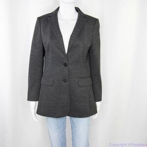 Ann Taylor wool‎ blend blazer jacket, color grey, size 6